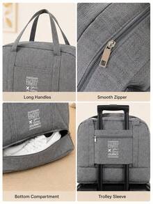 Travel Hanging Luggage Organizer Bag, Large Capacity Storage Bag For Outdoor Sports, Suitable For Back To School, Travel, Dorm Use - Multicolor - View 4