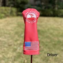 Pelindung Golf Merah 1919, Desain Bordir, Aksesori Golf, Bahan Tahan Lama, Memberikan Perlindungan Terbaik untuk Klub Golf Anda - MultiWarna - View 3