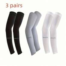 3/2/1 Pack UV Protection Arm Sleeves - Cooling, Compression, Tattoo Cover - Suitable For Men - Multicolor - View 6