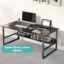 Desk And Drawer Storage - Black - View 3