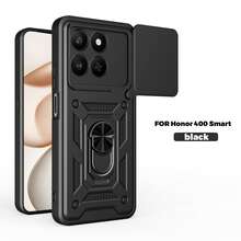 军规级防摔支架手机壳，防震耐用，带指环支架，适用于荣耀X9C 5G/荣耀Magic7 Lite 5G/荣耀X9B 5G/荣耀Magic6 Lite 5G手机，摄像头保护，防震防指纹防滑，春季赠品 - 黑色 - 查看 18