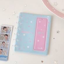 1pc Polka Dot Bow Photo Album, Japanese Style Polka Dot Angel Wings Fresh Cute Paw Print Student Storage Card Book, Back To School Season, Friends Photo Record Storage Album,Card Holder - A - View 13