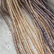 1 Untai Manik-Manik Mutiara Air Tawar Alami Bentuk Koin Sepanjang 36cm untuk Pembuatan Perhiasan DIY, Gelang, Kalung, dan Aksesoris Lainnya - mutiara alami - View 7
