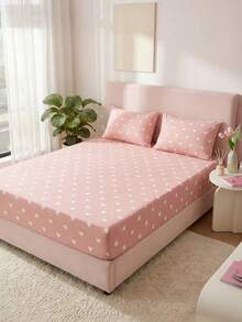 2/3pcs Printed Bed Sheet Set, Includes Pillowcases, Easily Fits 9 To 12 Inch Thick Mattresses, Soft, Wrinkle-Resistant, Breathable And Comfortable, Suitable For Various Bed Sizes, Bed Sheet Fits Twin, Full, Queen, King Beds, Machine Washable - Multicolor - View 10