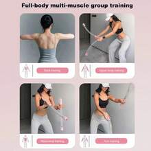 D&M Cuerda de Batalla Inalámbrica, Cuerda de Batalla Ponderada, Ajustable,Cuerda de Ejercicio Portátil para Fitness, Cuerda de Batalla para Entrenamiento en Casa.para HIIT, cardio de bajo impacto, entrenamiento de fuerza y desarrollo muscular central tanto para hombres como para mujeres.Halloween Navidad.Rosa - Rosa - Ver 11