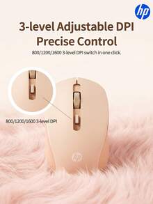 HP S1000 Plus 可爱静音无线鼠标，2.4GHz 便携式 USB 鼠标，即插即用，适用于台式机和笔记本电脑，完美的节日礼物 - 查看 2