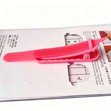 1pc 3-Color Automatic Page-Sliding Reading Bookmark, Clips To Book Pages To Track Reading Progress, Smooth Page-Turning Durable Plastic Bookmark For Students' Daily Reading And Page Marking - Multicolor - View 10