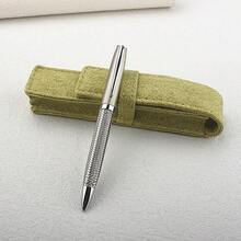 奢華編織線紋金屬圓珠筆 高端商務簽名筆 父親與同事個性化禮物 - 鋼絲元 - 查看 5