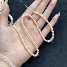 1 Untai Manik-Manik Mutiara Air Tawar Alami Bentuk Koin Sepanjang 36cm untuk Pembuatan Perhiasan DIY, Gelang, Kalung, dan Aksesoris Lainnya - mutiara alami - View 9