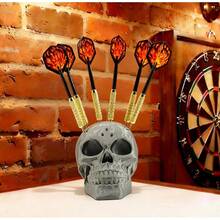 Creative Skull Dart Rack, Unique Dart Storage Rack, Fun Style Board Game Accessory Organizer, Holds 21 Darts, Suitable For Men's Cave, Home Office, Dart Supplies - Multicolor - View 8