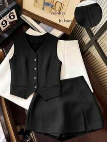 Wedding Jumpsuits & Suits - Black - View 1