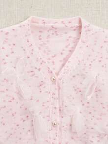 Women's Bow Decor Knit Cardigan - Pink - View 7