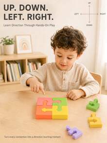 Geometric Shape Sorting & Block Unlocking Puzzle Colorful Blocks Educational Toy, Puzzle, Children's Game, Fine Motor Skills Game, Children's Travel Activity, Geometric Block Matching, Matching Game, Travel Toy, Children's Puzzle - Multicolor - View 5