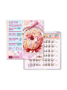 48 Clusters False Eyelashes - Little Sugar Bean - Spring Sweet Series - Holiday Atmosphere Makeup Christmas Appearance Big Eye Sweet Girl Eyelashes Full Of Energy Sweetness Vertical Enlargement Puffy Eyes Short Round Eyes Easy To Wear MR.WISH (Glue Not Included) - LC - View 9