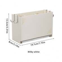 Wall Mounted No Drill Kitchen Utensil Holder, Detachable Drainage Chopstick Cage, Household Cutlery Storage Box, Multifunctional Hanging Chopstick Tube, Easy To Clean Kitchen Spoon Fork Organizer For Kitchen Cabinet Wall - Multicolor - View 15