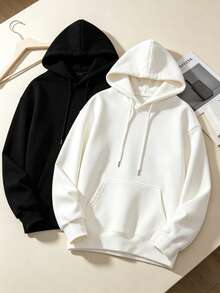 Men Hoodies - 白色 - 查看 2