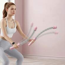 D&M Cuerda de Batalla Inalámbrica, Cuerda de Batalla Ponderada, Ajustable,Cuerda de Ejercicio Portátil para Fitness, Cuerda de Batalla para Entrenamiento en Casa.para HIIT, cardio de bajo impacto, entrenamiento de fuerza y desarrollo muscular central tanto para hombres como para mujeres.Halloween Navidad.Rosa - Rosa - Ver 4