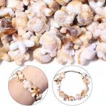 150Pcs Ocean Themed Acrylic Loose Beads, Conch Starfish Turtle Shaped Beige Beads For DIY Jewelry Making - Beige-brown - View 2