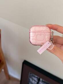 Casing Pelindung Apple Pods 4 Garis Pink Lucu, Kompatibel dengan Pod 3, Casing Earphone Apple Pro Generasi ke-2, Bluetooth Nirkabel Generasi ke-3, Pod Pro Generasi ke-4, dan Generasi ke-5. - Berwarna merah muda - View 8
