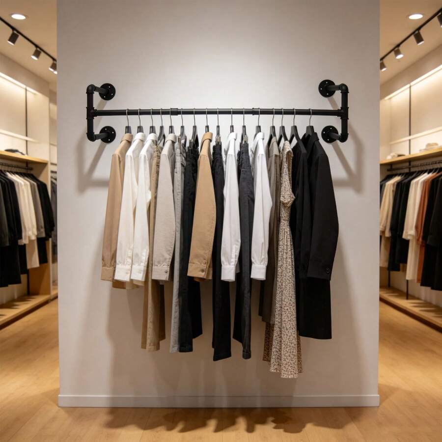 DONSU Porte-vêtements - Noir - Voir 1
