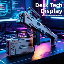 Pistol Air Serbu Portabel Lipat, Penyemprot Taktis yang Dapat Ditarik, Ukuran Saku Ringkas, Pistol Air Jarak Jauh Tembakan Cepat Manual, Pistol Air Kapasitas Besar untuk Bermain Air, Mainan Pertempuran Air di Musim Panas, Luar Ruangan, Pantai, Kolam Renang - MultiWarna - View 3