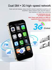 SERVO 16SE Mini Smartphone, Android 9.0, WCDMA Dual SIM, 3G Cellular Network, 3.0" HD Display, 2GB RAM + 16GB ROM, Ultra-Compact Smartphone - Cloisonne - View 9