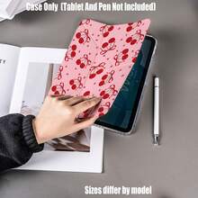 Y-Fold High Transparency Acrylic Tablet Protective Case With Pen Slot. Y-Fold High Transparency Acrylic Model. Y-Fold High Transparency Acrylic Protective Case. Tablet Protective Case Features: Y-Shaped Tri-Fold Stand Design, Smart Sleep/Wake, Full Coverage Protection, Skin-Friendly Frame Material, Airbag Shock-Absorbing Frame, Multi-Angle Stand, Transparent Acrylic Backplate, Built-In Pen Slot, Lightweight And Portable. - Multicolor - View 3