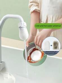 Household Faucet Filter Cotton Water Purifier, High Density Water Purification Filter, Kitchen Cold And Hot Water Faucet Healthy Water Filtration Supplies, Anti-Splash Faucet Filter, Spring Water, Removes Sediment, Rust, Impurities And Limescale - View 9
