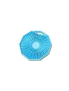 Silicone Multi-Function Body Scrub Brush, Bath Massage Exfoliating Tool, Hair Brush, Multi-Function Bathroom Cleaning And Back Scrub Brush, Polygonal Silicone Bath Brush, Portable Wall-Hanging Silicone Hexagonal Bath Brush - Multicolor - View 8