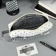 New Handheld Large Capacity Stationery Storage Box Pencil Pouch Travel Toiletry Bag Stationery Organizer Pencil Case Marker Storage Box Pen Bag Makeup Bag Makeup Storage Bag Desktop Stationery Storage Box Multi-Functional Stationery Box - Single Piece - View 1