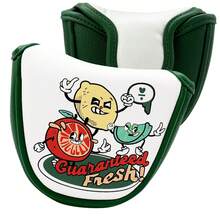 1 buah Sarung Putter Golf untuk Stik Golf DF3, Menampilkan Elemen Pola Kartun yang Bergaya dan Lucu, Terbuat dari Kain PU dengan Lapisan Mewah, Sarung Tahan Lama. - Putih - View 1