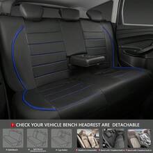Car Seat Cover - Full Set Blue - View 4