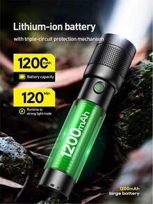 Philips SFL2247 Type-C Rechargeable Flashlight 3W Stepless Dimming Aluminum Alloy 4 Lighting Modes Dual-Color Battery Indicator - Flashlight - View 5