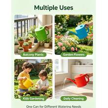 2L Garden Watering Can With A Long Spout; Leak-Proof, Thickened, And Drop-Resistant; Features A Detachable Sprinkler Head; Large Capacity; Suitable For Balcony And Vegetable Gardens. - 20 X 16 - View 3