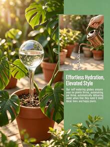 Plastic Automatic Watering Ball, Indoor/Outdoor Plant Simple Drip Irrigation System, No Pressure Sprayer Needed, Suitable For Flowers And Vegetables - Multicolor - View 2