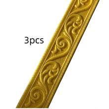 1/2/3pcs Self-Adhesive Foam Baseboard Trim, Waterproof Anti-Collision Wall Corner Decor, 3D Foam Decorative Skirting Baseboards For Living Room - White - View 19