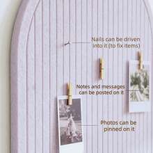 1Pc Self-Adhesive Textured Felt Wall Board – Peel & Stick, No Damage & Reusable | Holds Photos, Posters, Notes, Keys & Earrings | Subtle Ridge Design For Minimalist Wall Art – Perfect For Bedroom, Office, Dorm & Study - 1 Piece - View 10