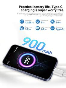 SERVO Mini Smartphone, Android 8.1 OS, WCDMA Dual SIM Dual Standby 3G Network, 3.0" HD Display, Compact & Portable, 2GB RAM + 16GB ROM, Pocket-Sized, Lightweight & Easy To Carry - Blue - View 8