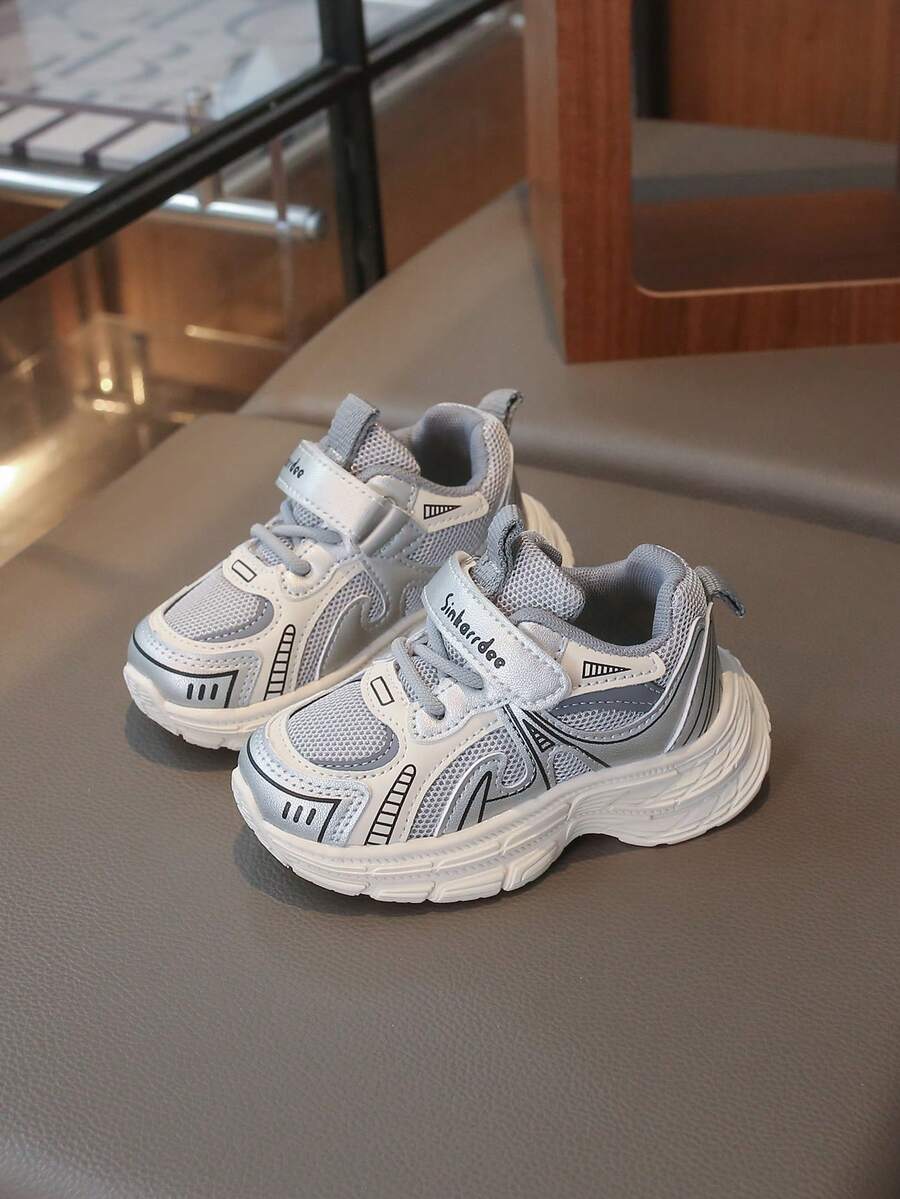 1 Pair All-Season Sports Shoes, Fashionable Versatile, Anti-Slip And Wear-Resistant - Beige - View 1