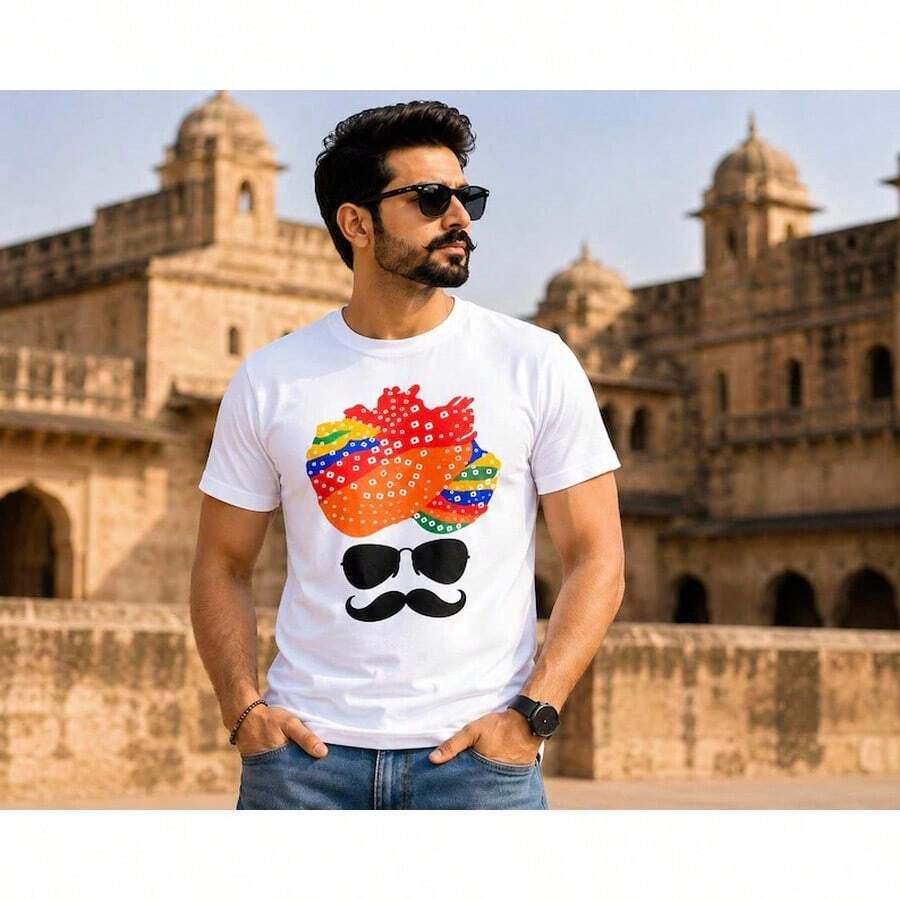 Men T-Shirts - White - View 1