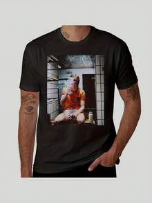 Men T-Shirts - 黑色 - 查看 1