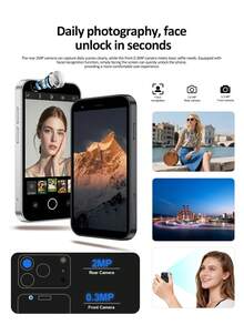 SERVO Mini Smartphone, Android 8.1 OS, WCDMA Dual SIM Dual Standby 3G Network, 3.0" HD Display, Compact Body, 2GB RAM + 16GB ROM, Single-Handed Operation, Ultra-Compact Phone - Orange - View 11