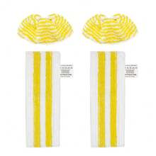適用於 Karcher SC2 SC3 SC4 SC5 地板拖把與蒸汽清潔機配件，超細纖維蒸汽拖把布套墊布，地毯清潔墊，可水洗且可重複使用 - 凱馳黃抹布 - 查看 10
