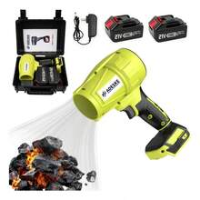 Soplador De Aire Inalambrica Hojas Electrica Para Jardineria Herramientas Para Electrica Bateria Accesorios Aspiradora Truper Gasolina De Mochila Ventilador Turbo - Verde - Ver 2