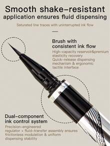 Physicians Formula Eyeliner, Serum Eyeliner Penguat Bulu Mata 2-in-1, Hipoalergenik, Bebas Kekerasan Hewan, Vegan - Hitam - View 2