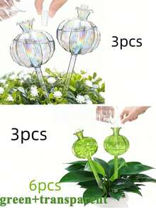 1pc/3pcs/5pcs Slow Release Plant Watering System, Multi-Purpose Indoor/Outdoor Gardening Tool, No Electricity Required, Elegant Self-Watering Decor, Stable Slow Drip Design For Even Plant Watering - Multicolor - View 11