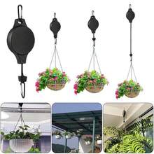 3pcs Adjustable Pulley Hangers - Heavy Duty, Retractable Plant Hooks For Indoor & Outdoor Use - Ideal For Garden Baskets, Pots & Bird Feeders - A - View 7