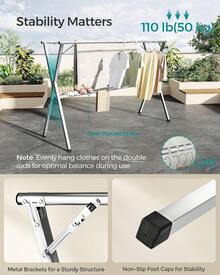 Clothes Drying Racks - (52.4"-78.7")W - View 5