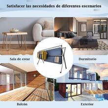 2026-NEW:Plegable para Ropa, 130-200CM Retráctil Tendedero con Estante y 20 Ganchos, Portátil Perchero de Acero Inoxidable, Perchero Ajustable para Exteriores y Interiores, Ahorra Espacio - 1,3-2 millones - Ver 5