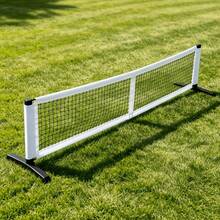 1PC Pickleball Net (Without Stand), Portable Outdoor Lawn Indoor Training Competition Dedicated White Border Black Mesh, Suitable For Badminton, Tennis, Volleyball, No Installation Foldable Ball Net - Multicolor - View 3